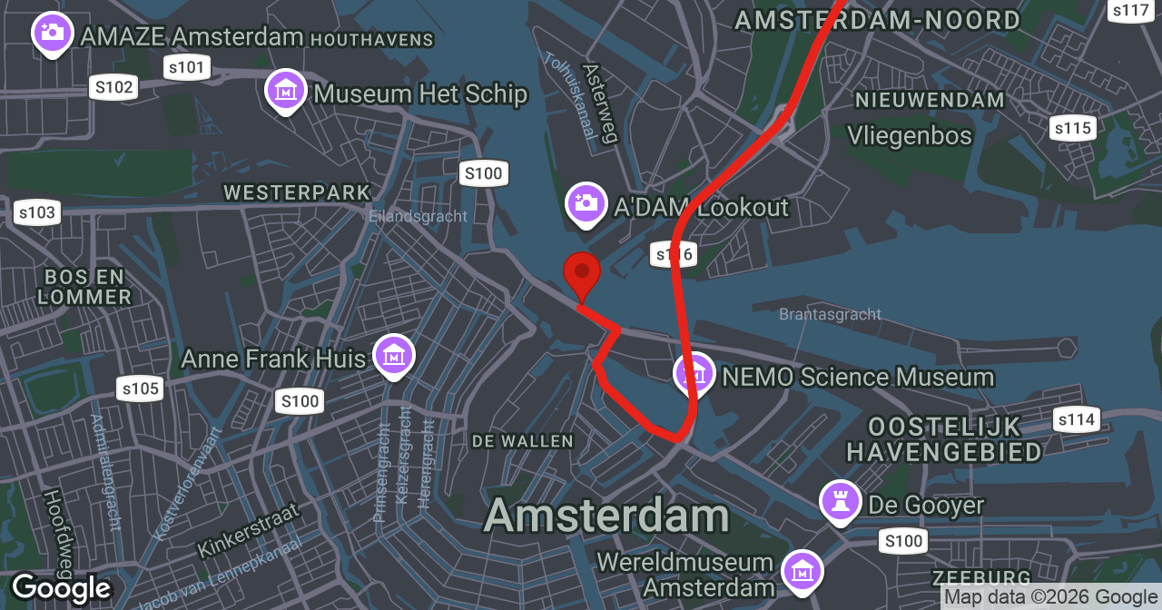 Kaart van de meldlocatie