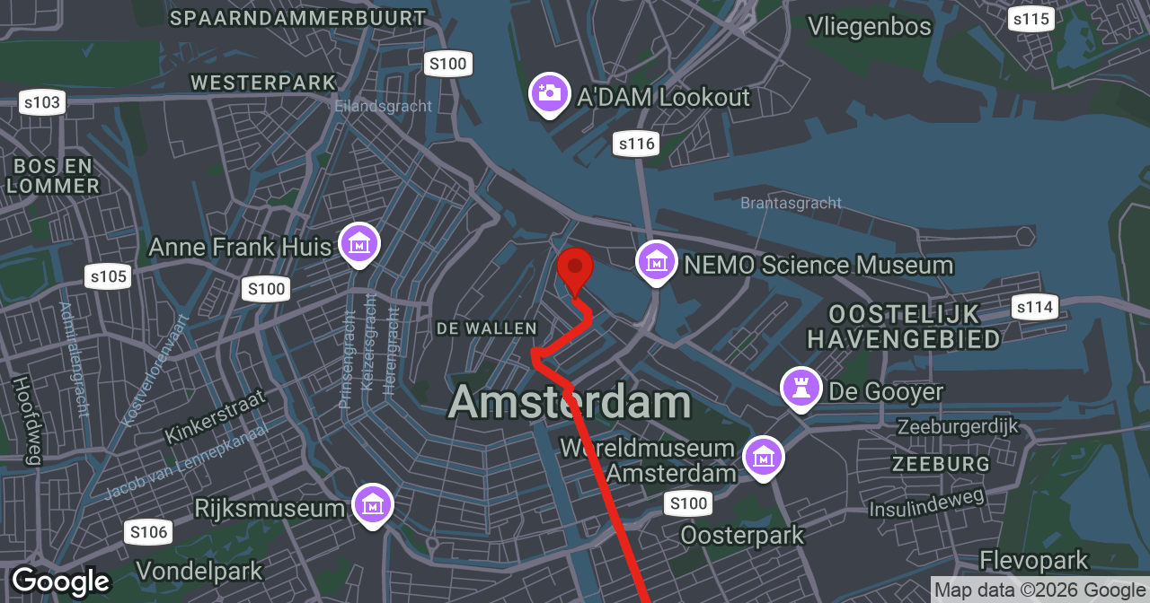 Kaart van de meldlocatie