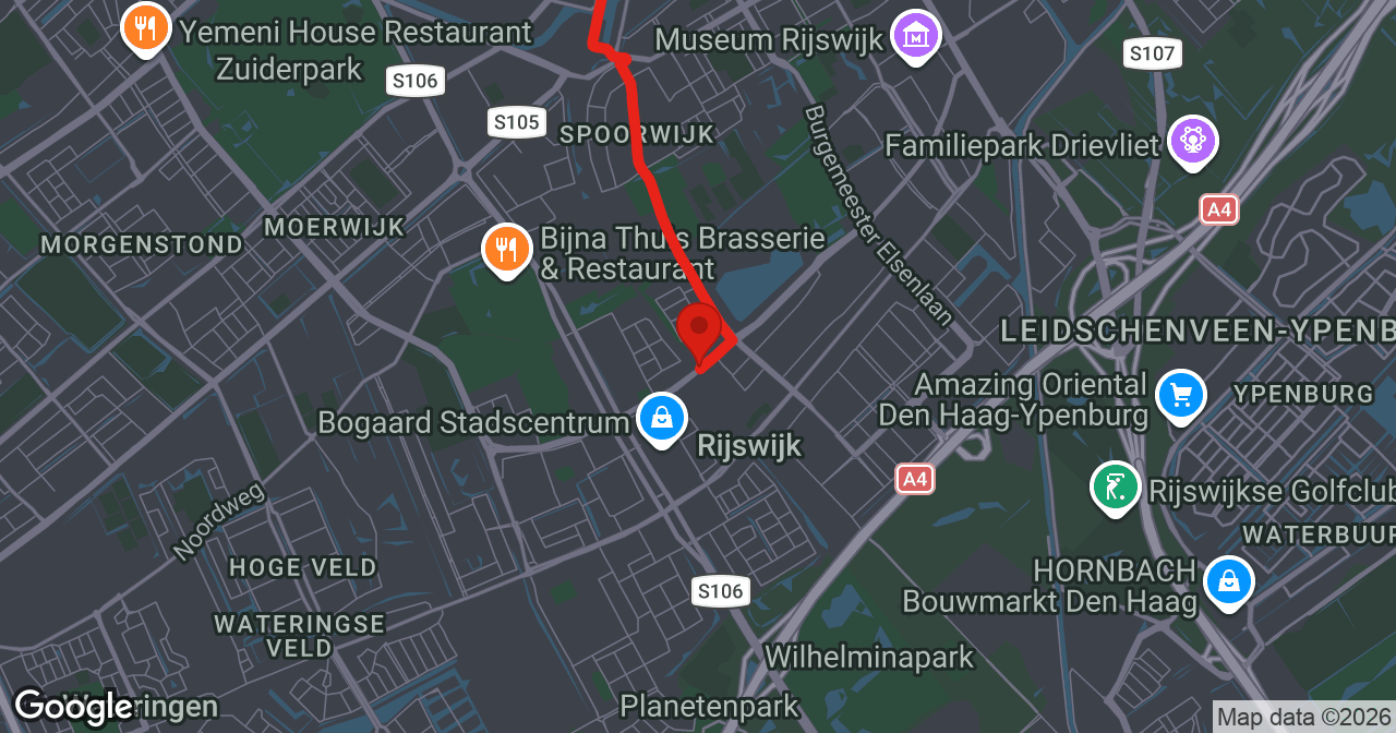 Kaart van de meldlocatie