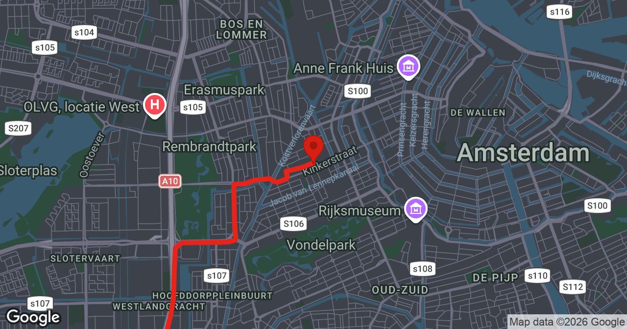Kaart van de meldlocatie