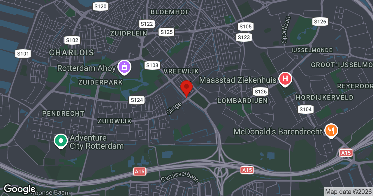 Kaart van de meldlocatie