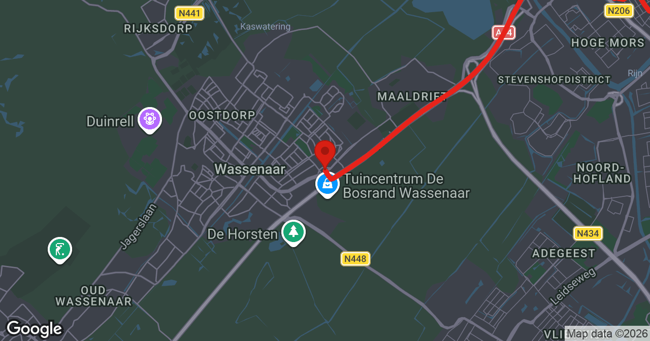 Kaart van de meldlocatie
