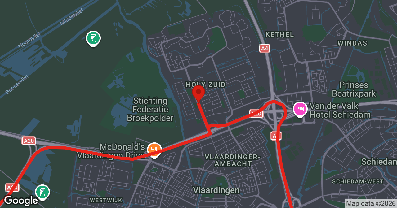 Kaart van de meldlocatie