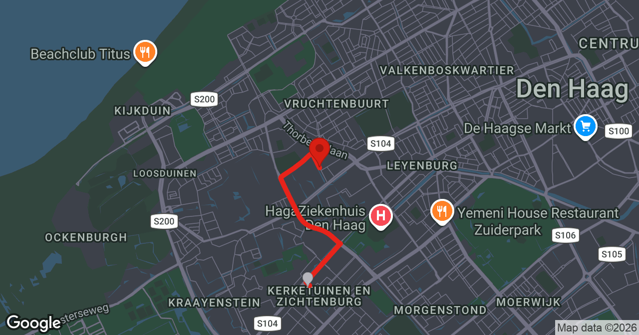 Kaart van de meldlocatie