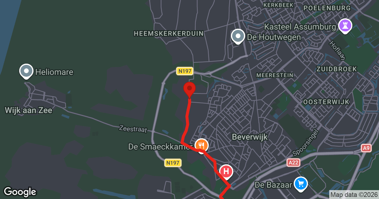Kaart van de meldlocatie