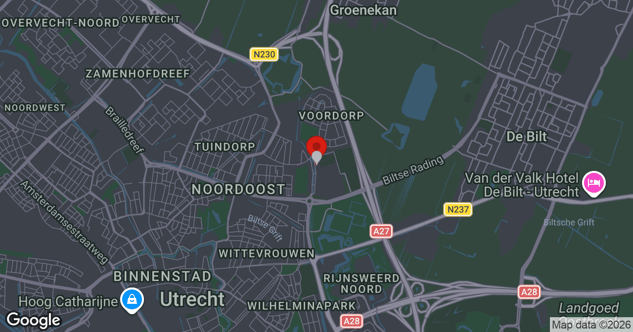 Kaart van de meldlocatie