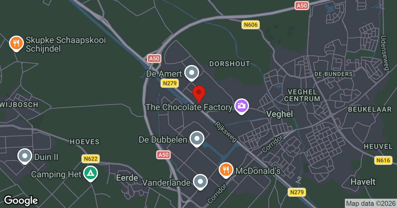 Kaart van de meldlocatie