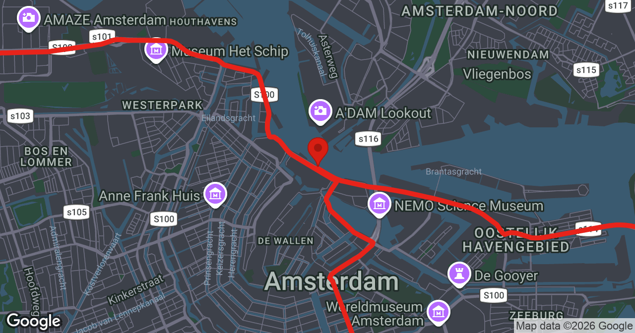 Kaart van de meldlocatie