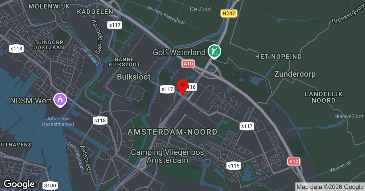 Kaart van de meldlocatie