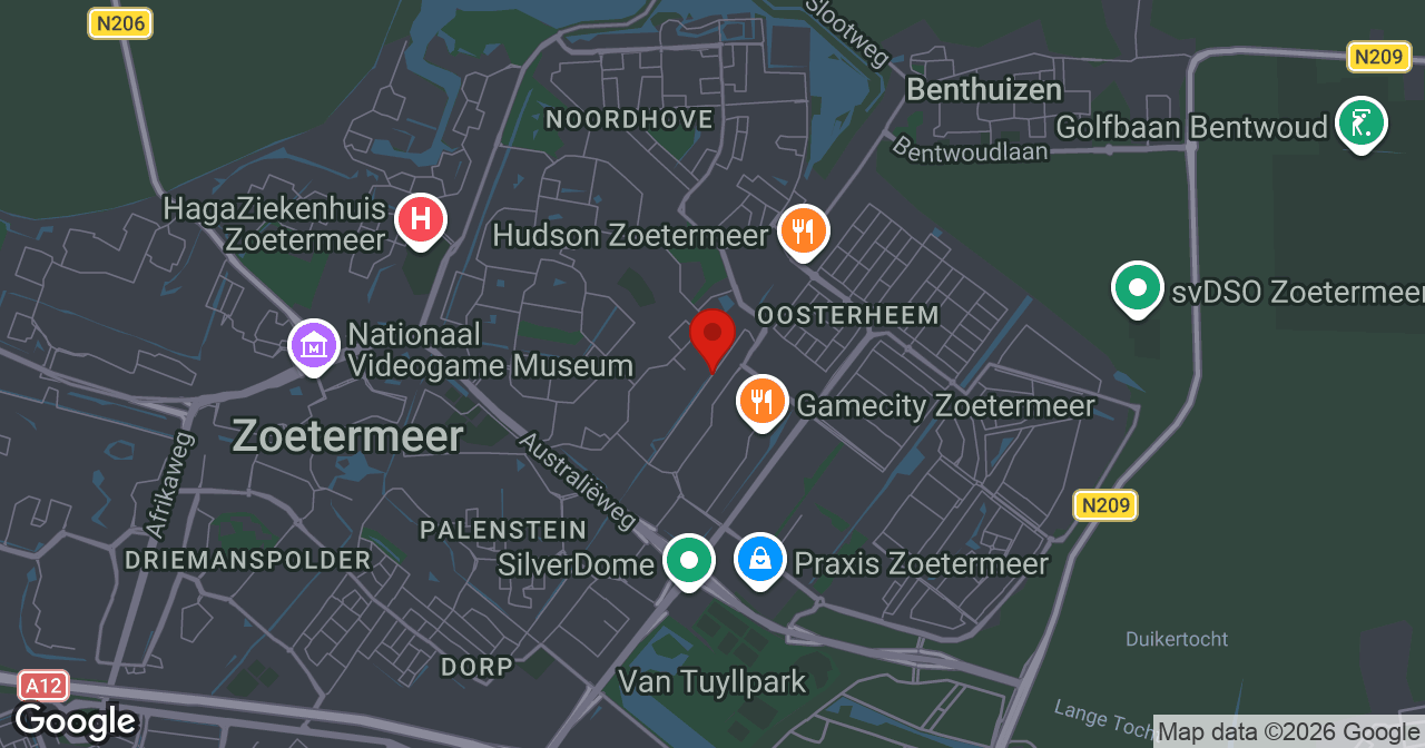 Kaart van de meldlocatie