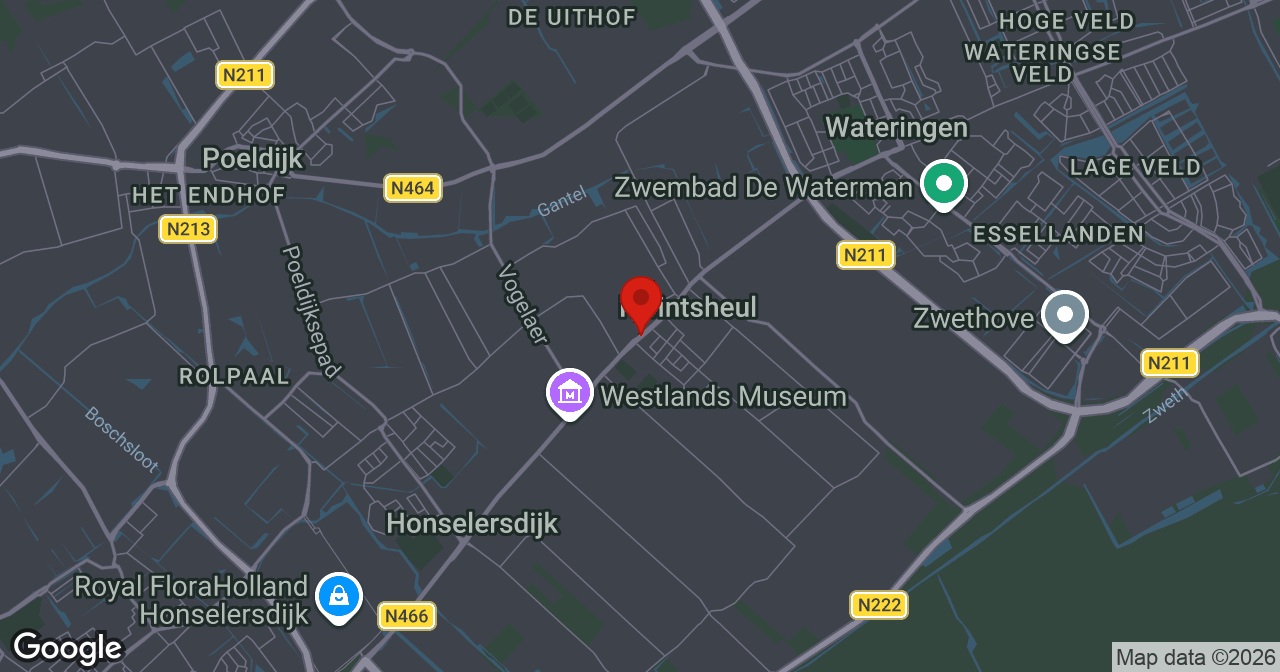 Kaart van de meldlocatie