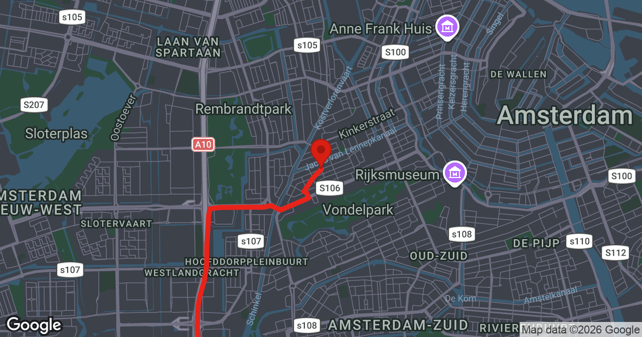 Kaart van de meldlocatie