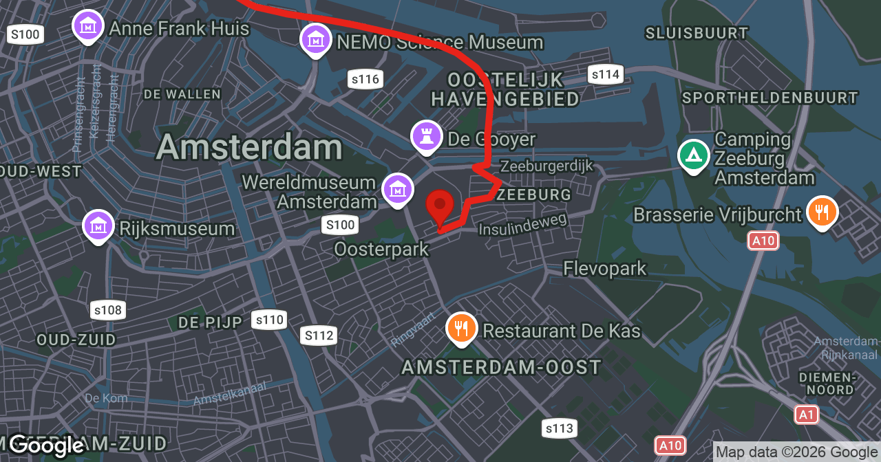 Kaart van de meldlocatie