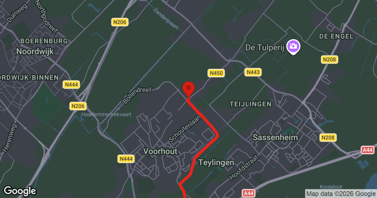 Kaart van de meldlocatie