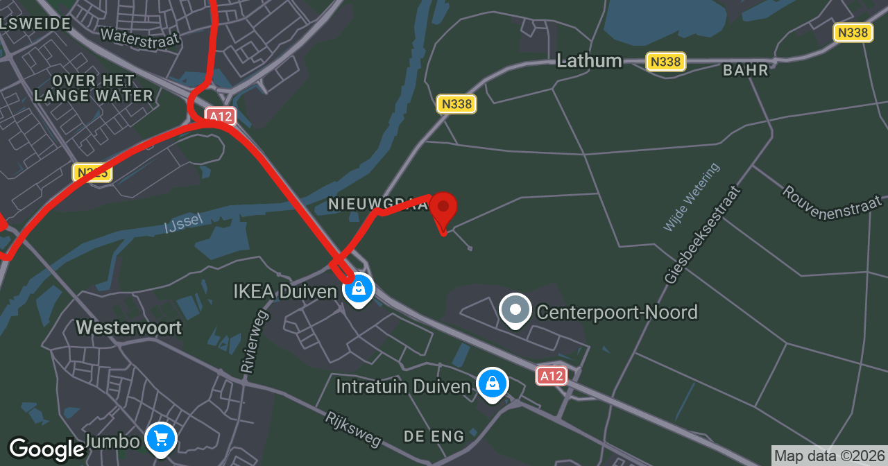 Kaart van de meldlocatie