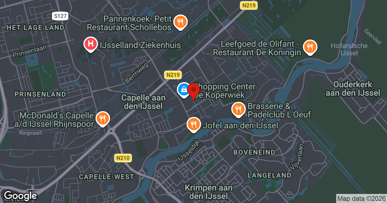Kaart van de meldlocatie