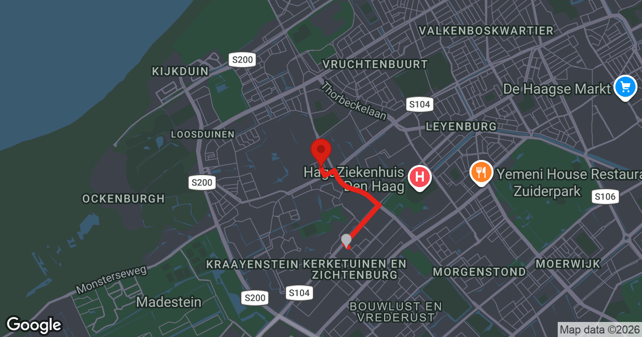 Kaart van de meldlocatie