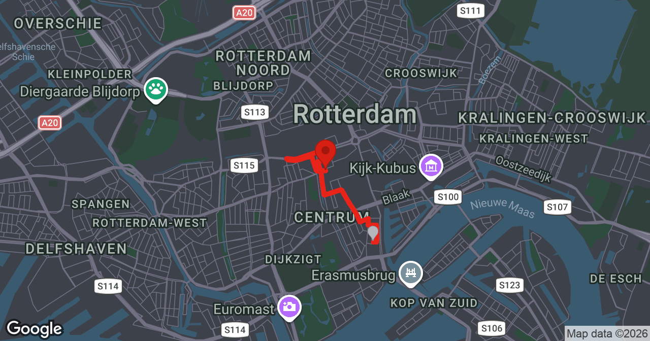 Kaart van de meldlocatie