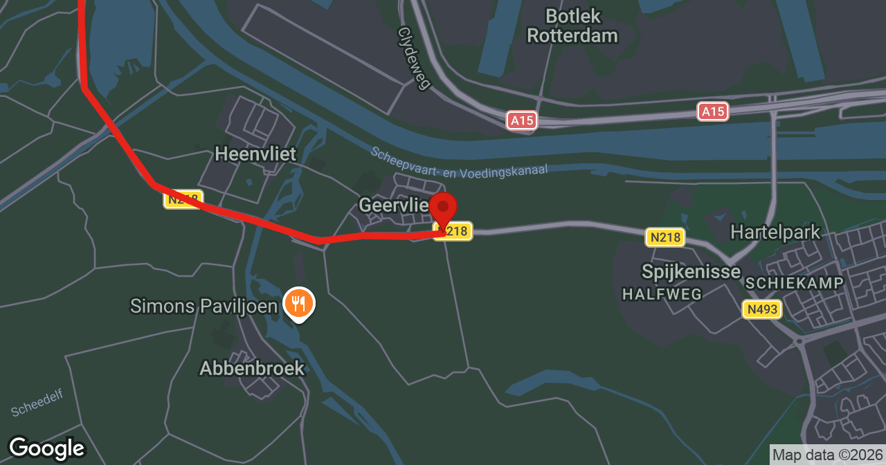 Kaart van de meldlocatie