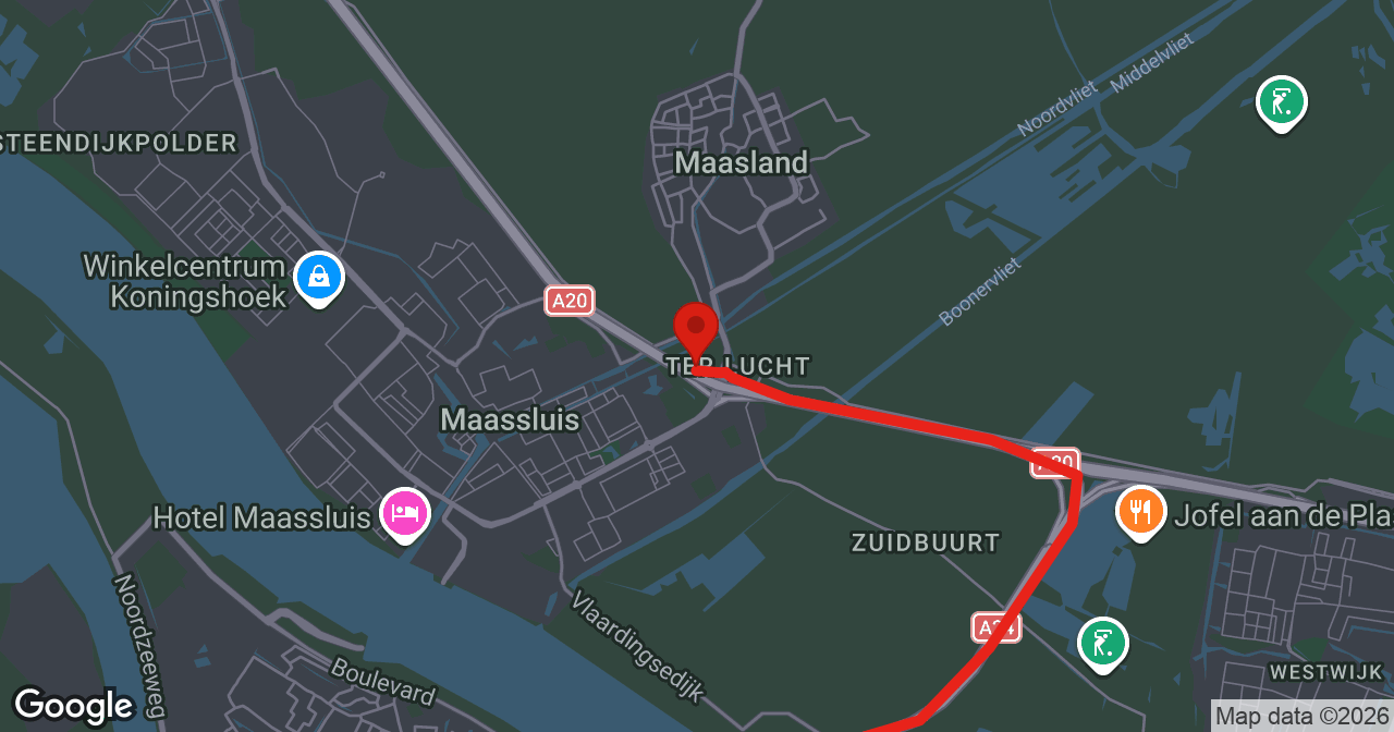 Kaart van de meldlocatie