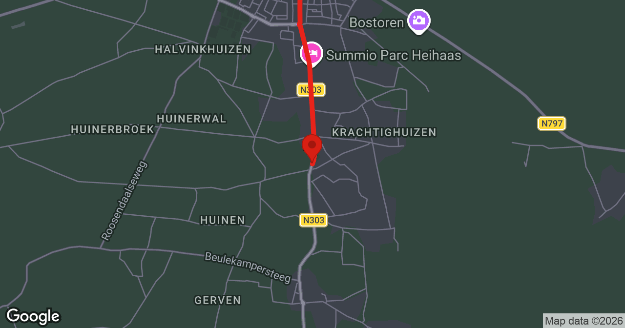 Kaart van de meldlocatie