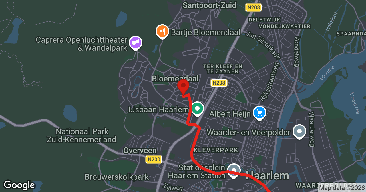 Kaart van de meldlocatie
