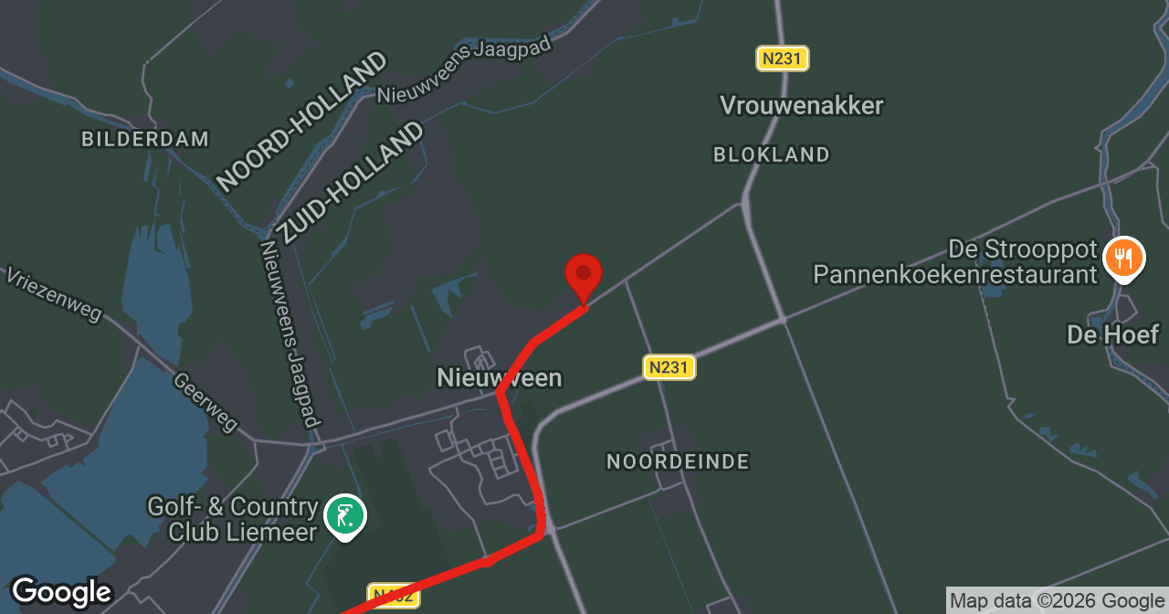 Kaart van de meldlocatie