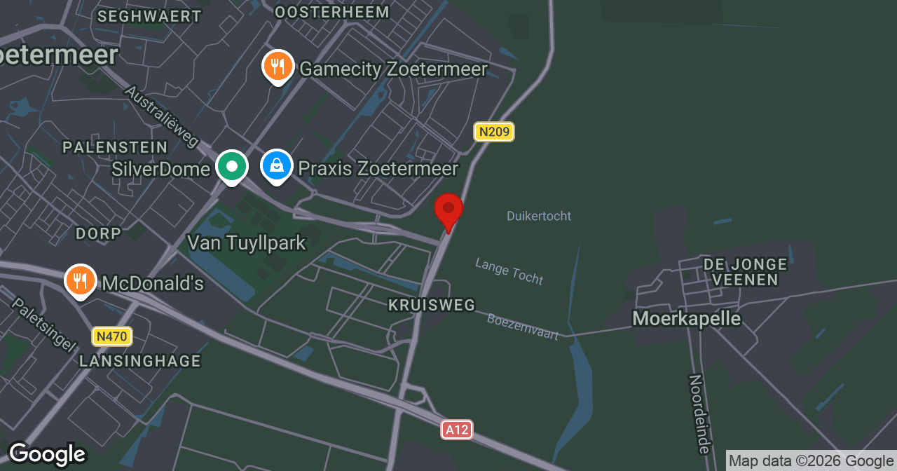 Kaart van de meldlocatie