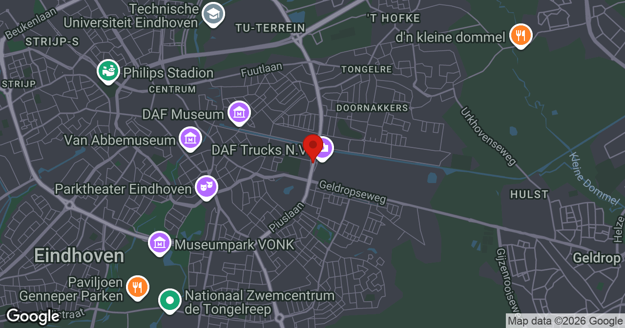 Kaart van de meldlocatie