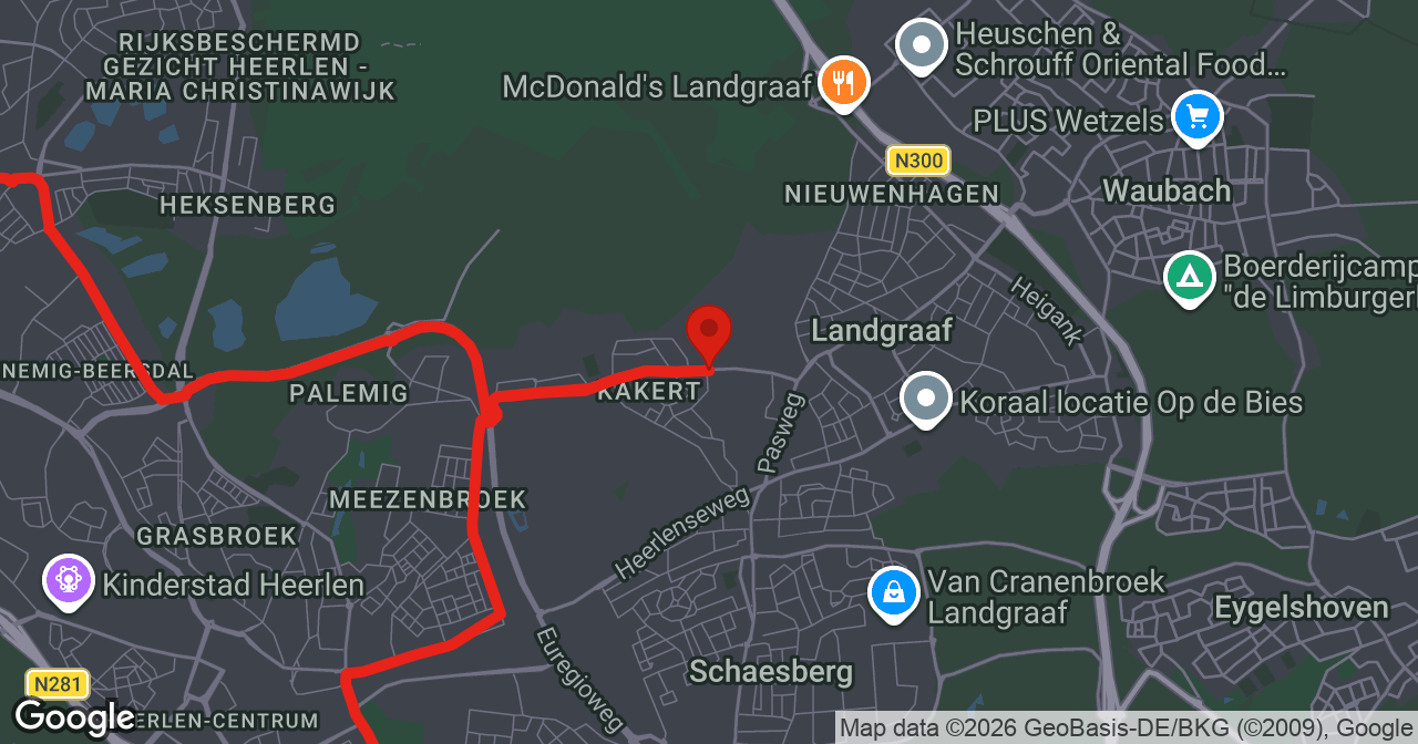Kaart van de meldlocatie