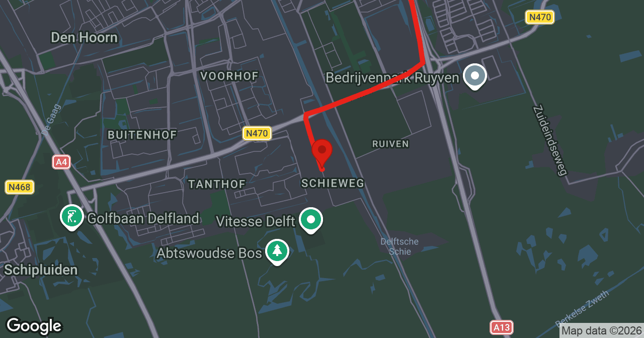 Kaart van de meldlocatie