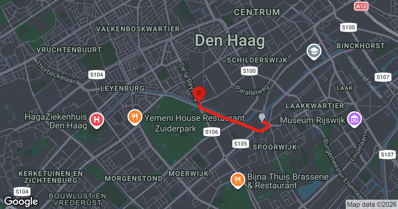 Kaart van de meldlocatie