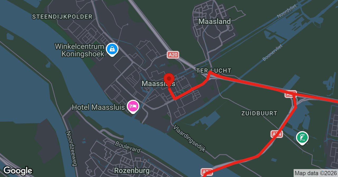 Kaart van de meldlocatie