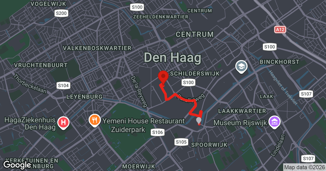 Kaart van de meldlocatie