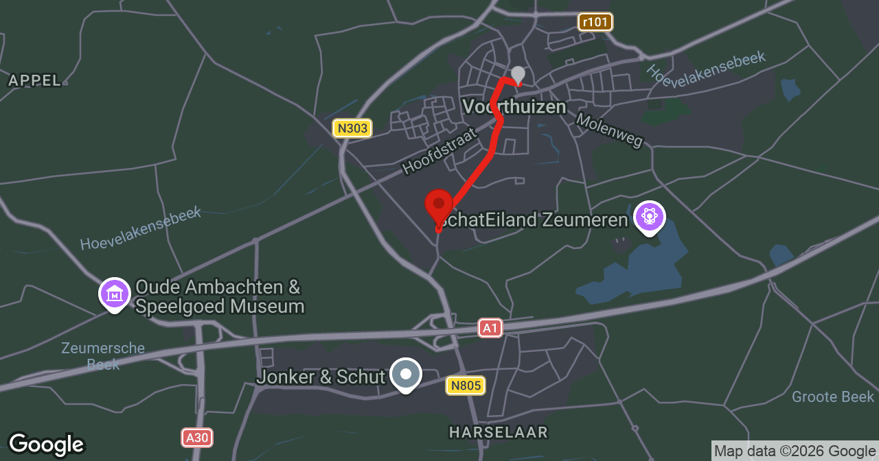 Kaart van de meldlocatie