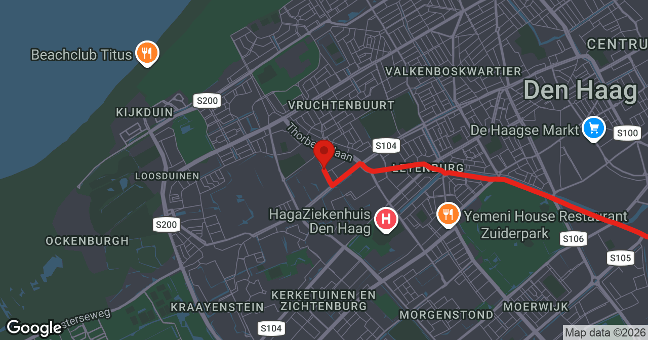 Kaart van de meldlocatie