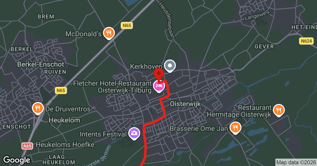 Kaart van de meldlocatie