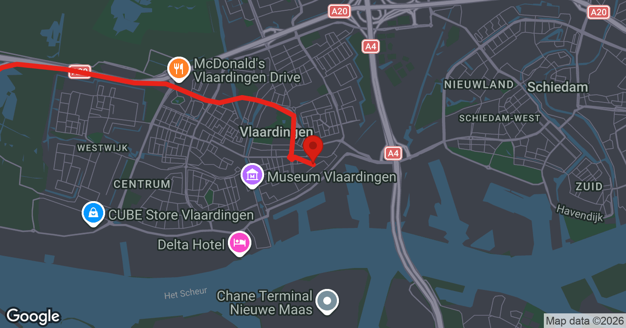 Kaart van de meldlocatie