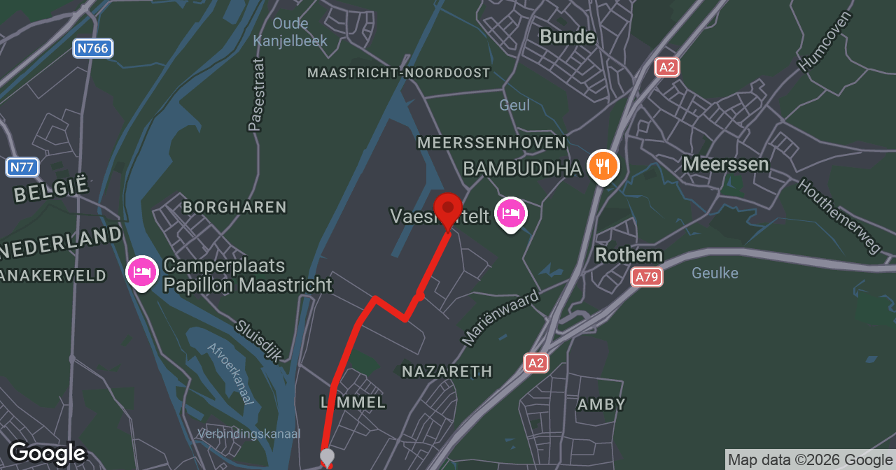 Kaart van de meldlocatie
