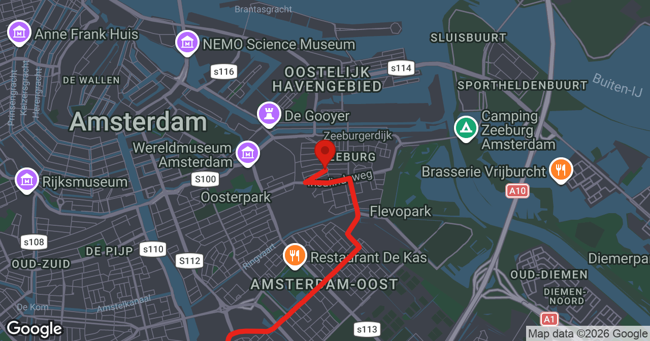 Kaart van de meldlocatie