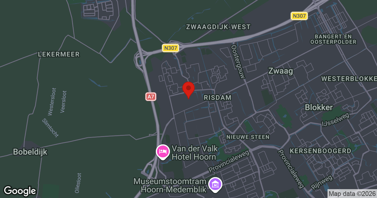 Kaart van de meldlocatie