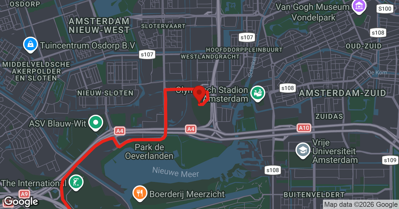 Kaart van de meldlocatie