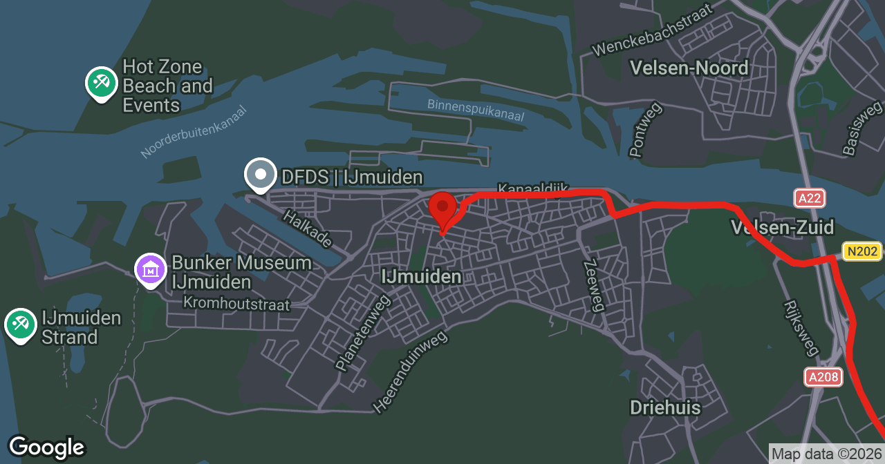 Kaart van de meldlocatie