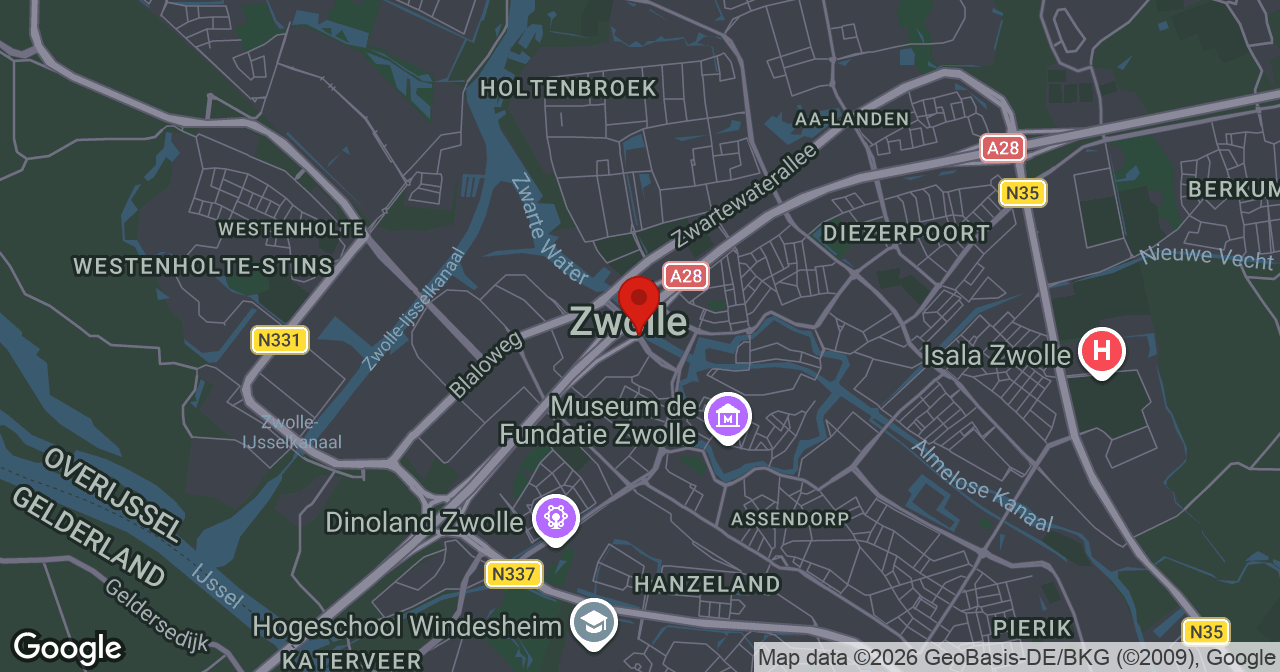 Kaart van de meldlocatie