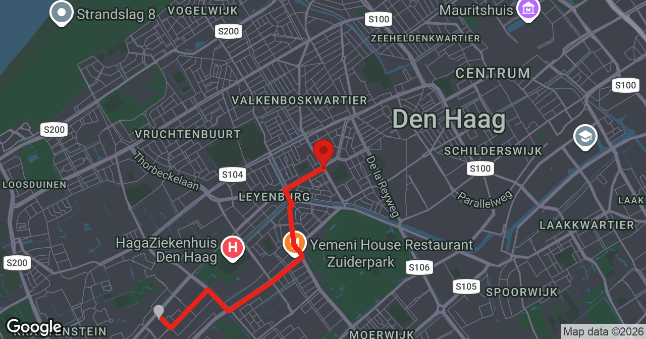 Kaart van de meldlocatie