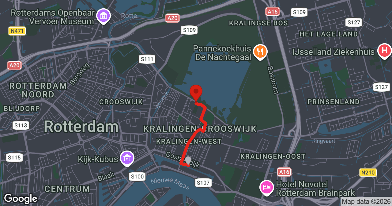 Kaart van de meldlocatie
