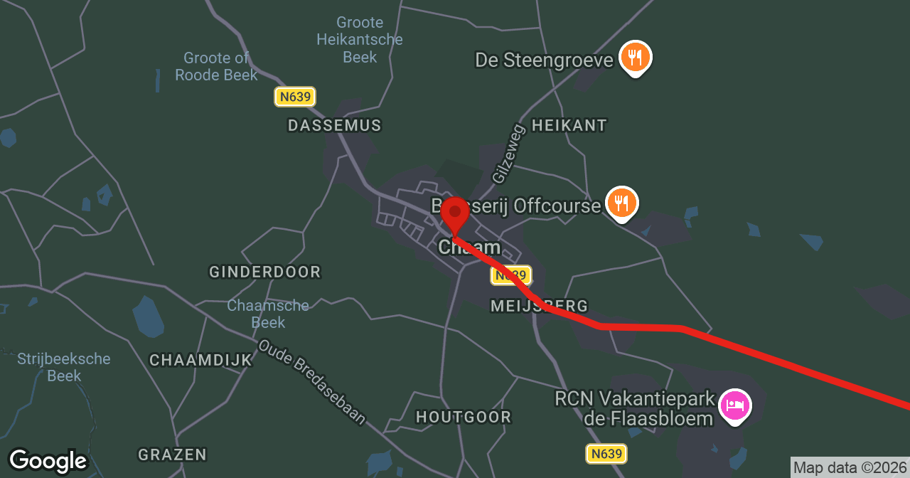 Kaart van de meldlocatie
