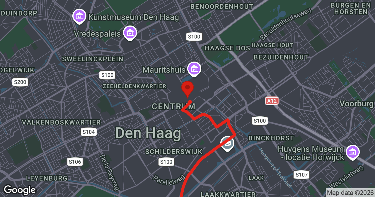 Kaart van de meldlocatie