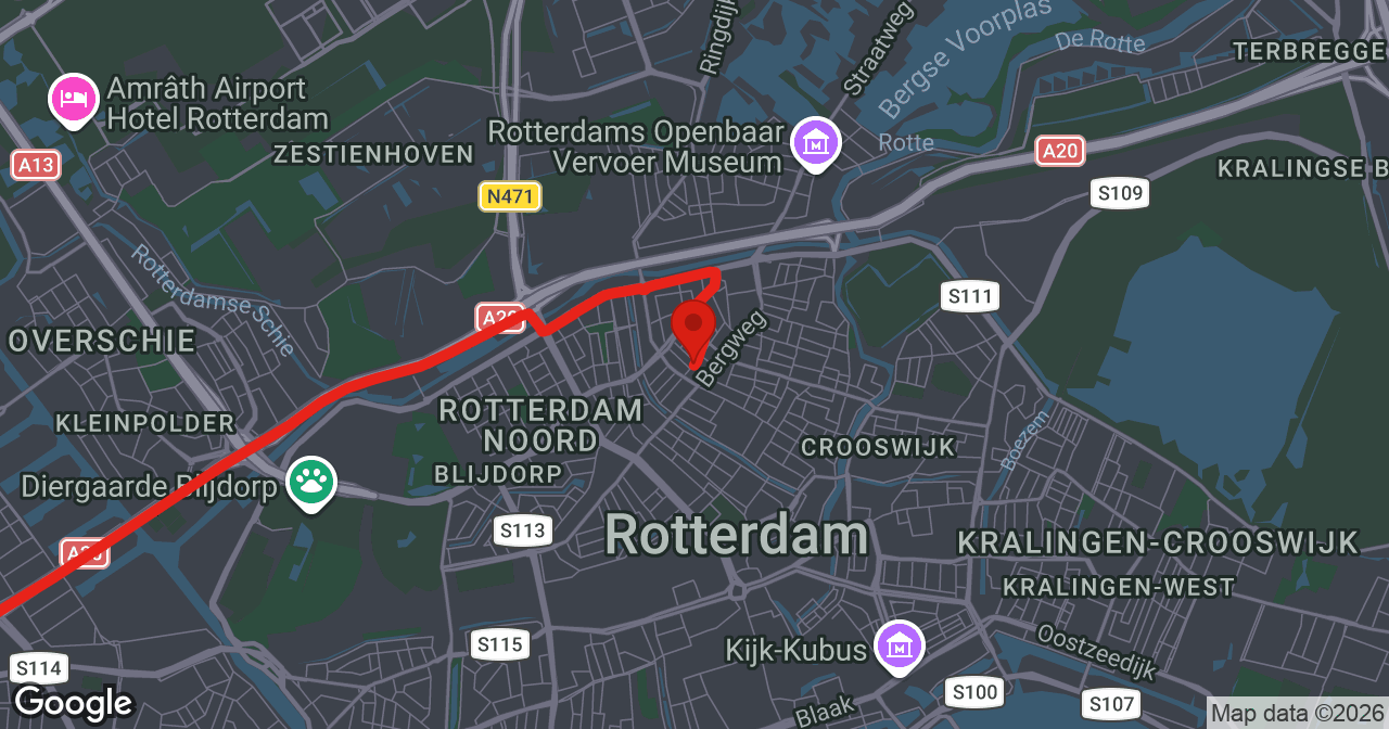 Kaart van de meldlocatie