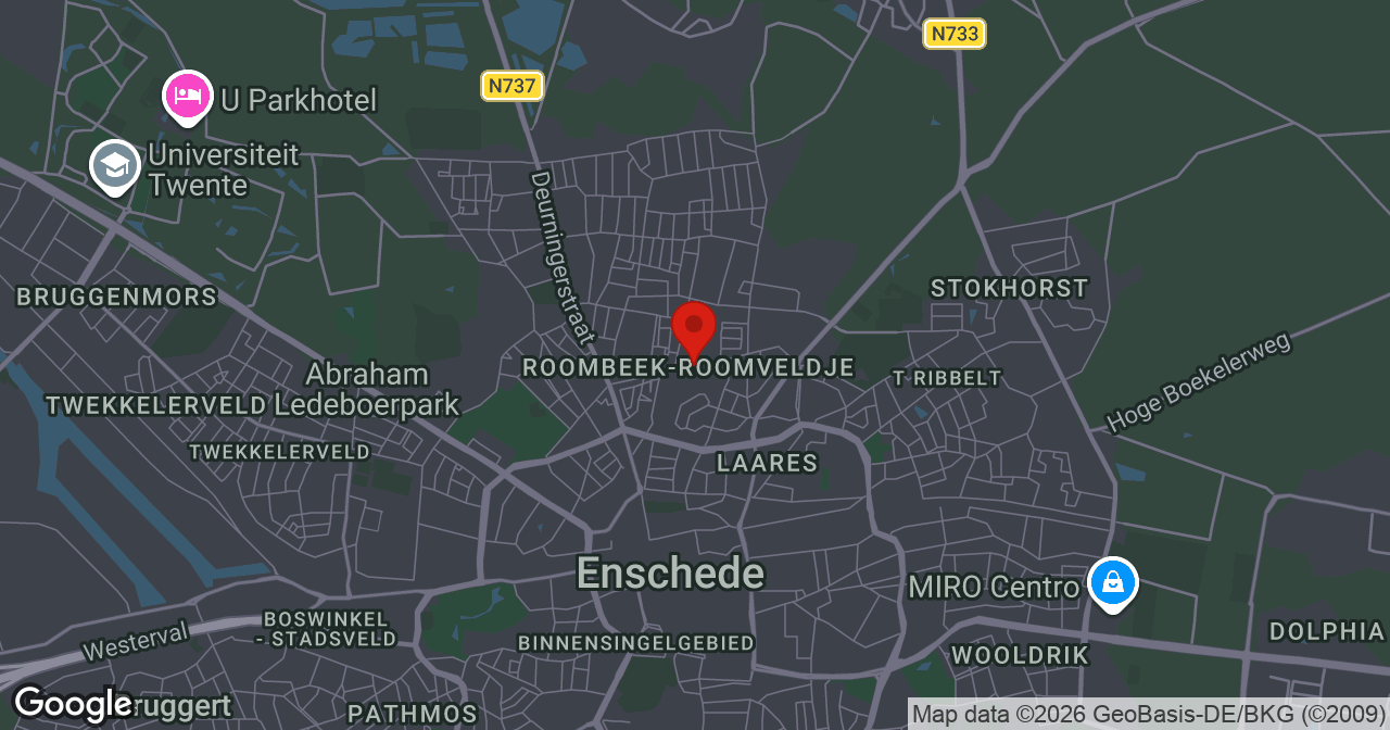 Kaart van de meldlocatie